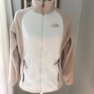 North Face Khumbu Zipper fleece jacket coat 2 tone